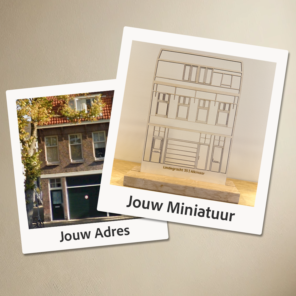 houten huis miniatuur op maat